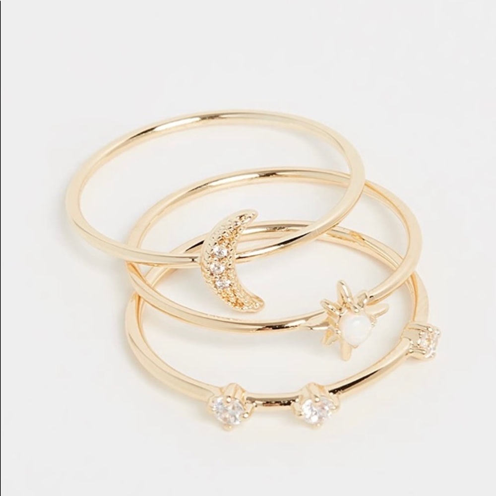 Brand New w tags Gorjana Luna Ring Set from Shopbop